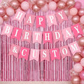 Mooliwe 173 Pcs DIY Custom Banner Foil Curtain Kit, 20 Paper Pennant, 148 by Mooliwe