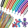 100Pcs 260 Balloons Metallic Long Balloons by KUULBELAballoons