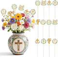 TICIAGA Floral God Bless Decorative Picks by TICIAGA
