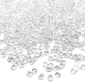 Reusable Fake Ice Cubes 2500 pcs 6 x 9 mm for Rock Crystals Treasure Gems for Table Scatters, Vase Fillers, Wedding Photography Props Vase Fillers