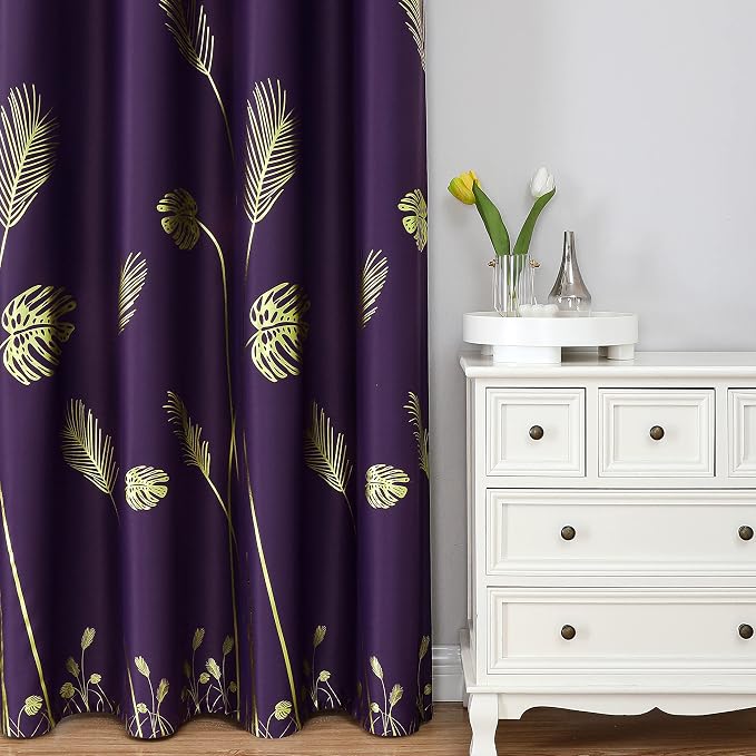 Purple Blackout Curtains for Dining Room - Image 2