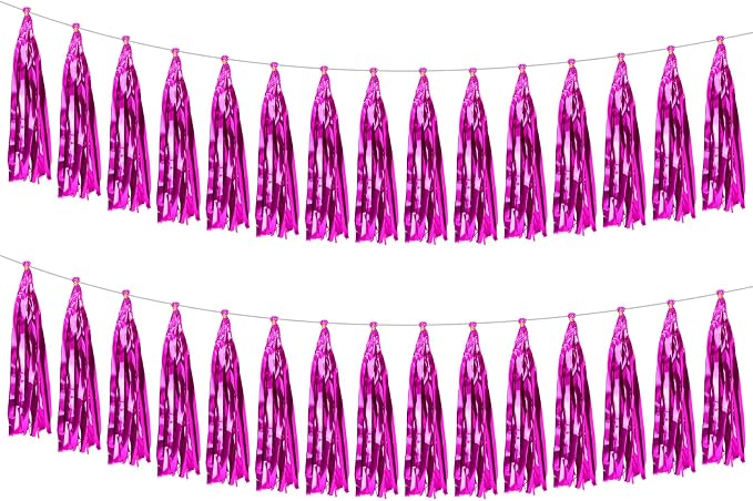 2 Pack Purple Metallic Tassel Garland by Unknown