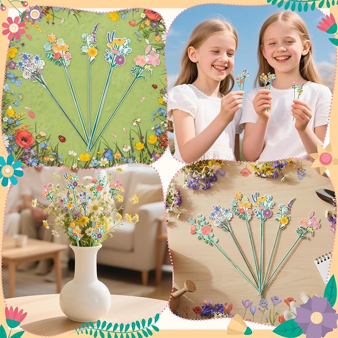 TICIAGA Spring Wildflower Decorative Picks - Image 6