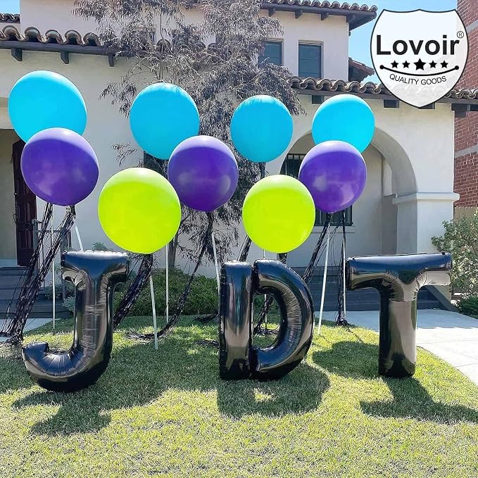 Lovoir 40 Inch Large Black Letter G Balloons Big Size Jumbo Mylar Foil Helium - Image 6