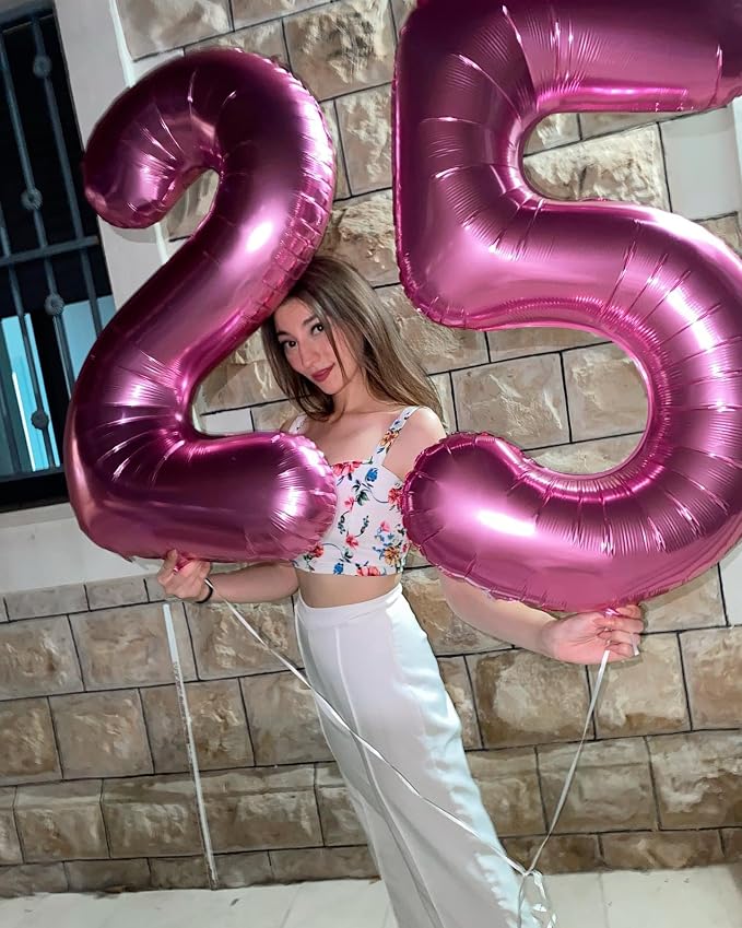Pink Number 5 Balloon 40 Inch - Image 2
