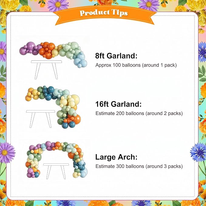 Rainbow Balloon Arch Kit for Whimsical Baby Shower Birthday Decorations | - Image 7