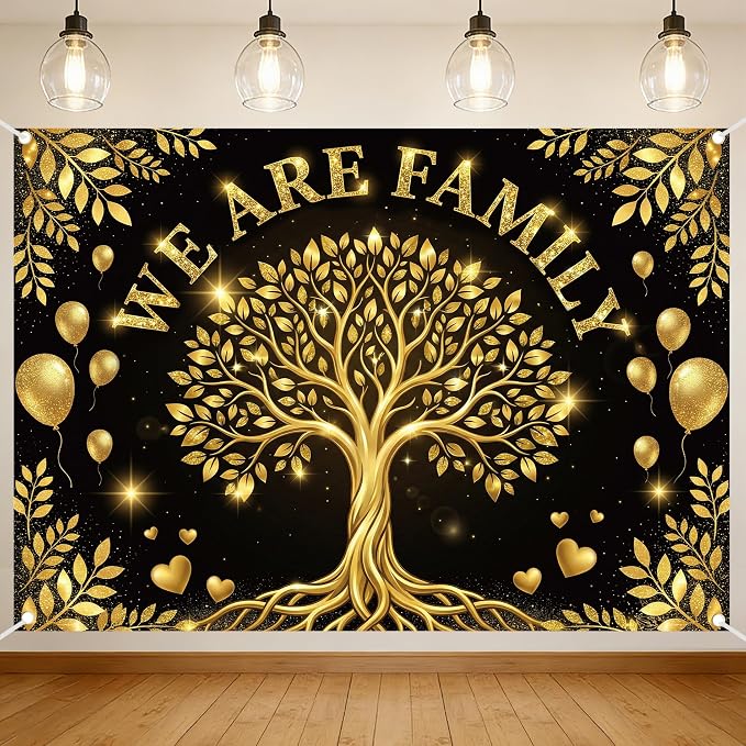 Family Reunion Backdrop Decorations 7x5ft by NIUBEHOHO