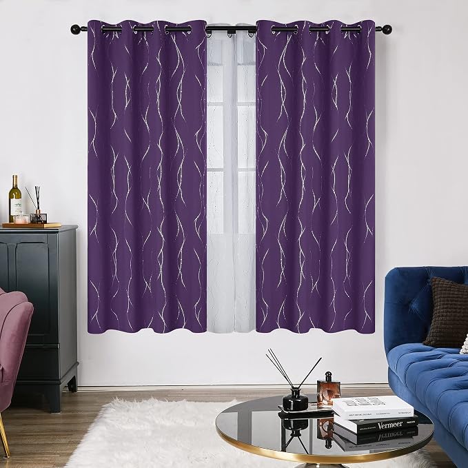 Deconovo Living Room Curtains 72 Inches Long, Thermal Insulated, Room Darkening by Unknown