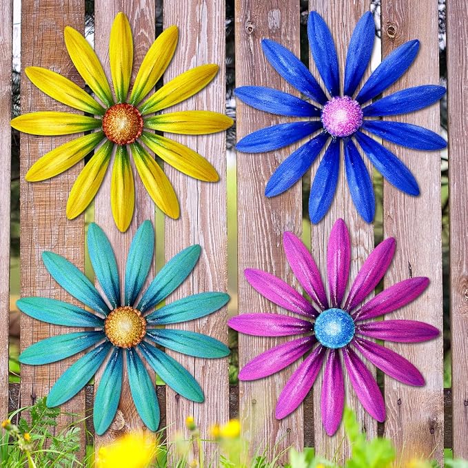 Giyyomtr Metal Flowers Wall Decor by Giyyomtr