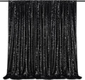 Black Sequin Backdrop Curtain 7ft x 7ft Glitter Photo Booth Backdrop | Glitter by QueenDream