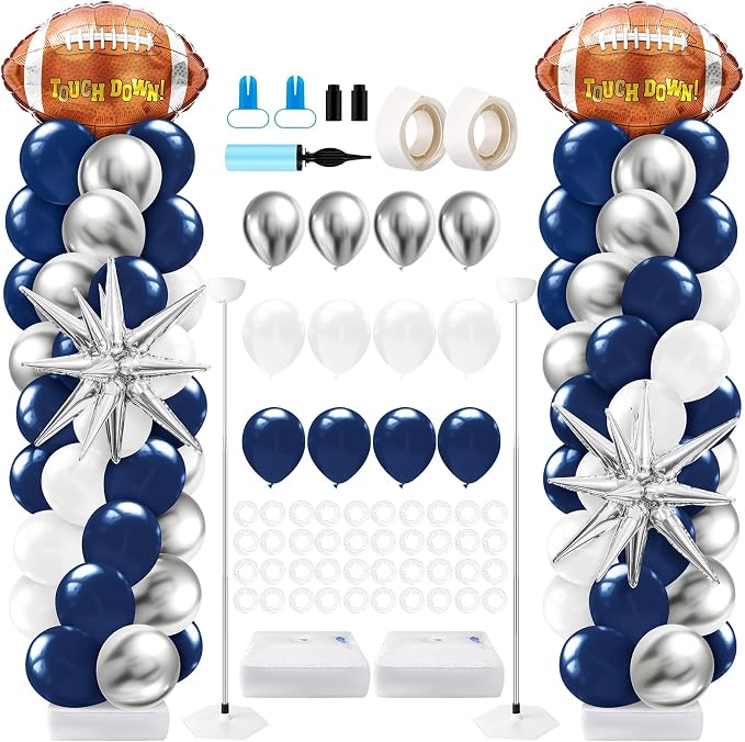 Kasyat 2 Sets Cowboys Football Balloon Column Stand Kit by Kasyat