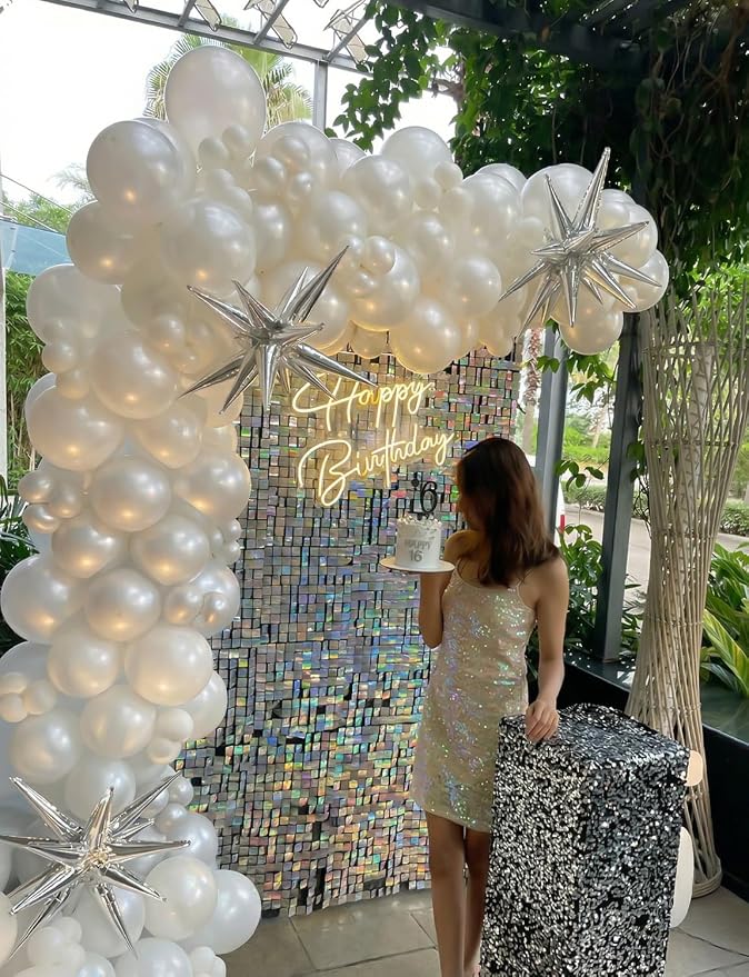 Pearl White Balloons, Engagement, Baby Shower, Birthday Party Decorations - Image 8