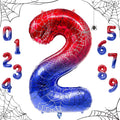 40 Inch Spider Number 2 Foil Balloons by TNCDJKPA