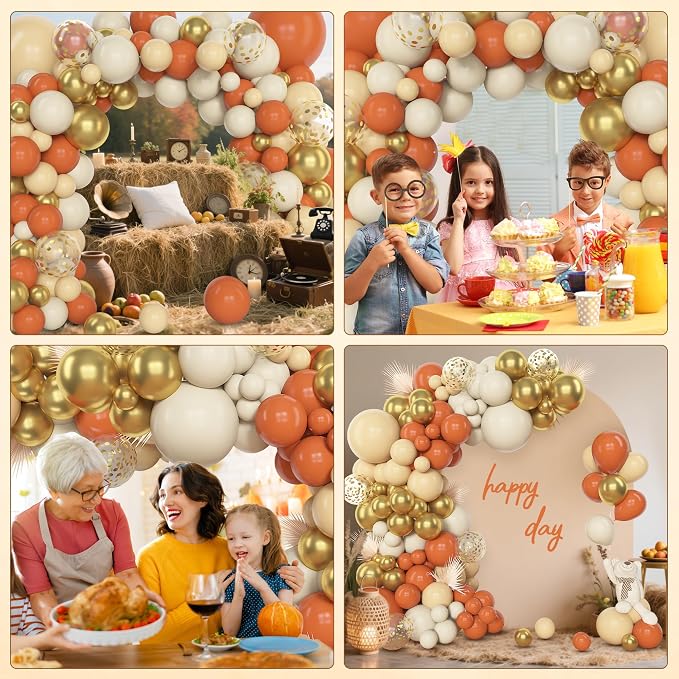 Amandir 153pcs Orange Balloon Arch Garland Kit Different Sizes | 18 12 10 5inch - Image 7