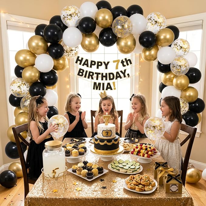 60-Pack 12-Inch Confetti Latex Balloons - Image 4