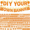175Pcs DIY Glitter Customizable Banner Kit Custom Banners DIY Happy Birthday by WELITTCON