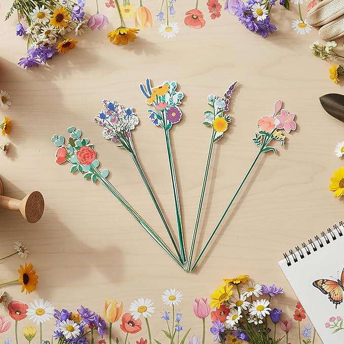 TICIAGA Spring Wildflower Decorative Picks - Image 3