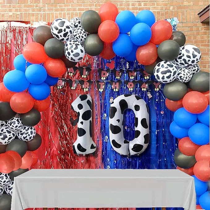 Cow Print Number Balloons, Large Foil Number 5 Balloon 40 Inch Cow Balloon - Image 7