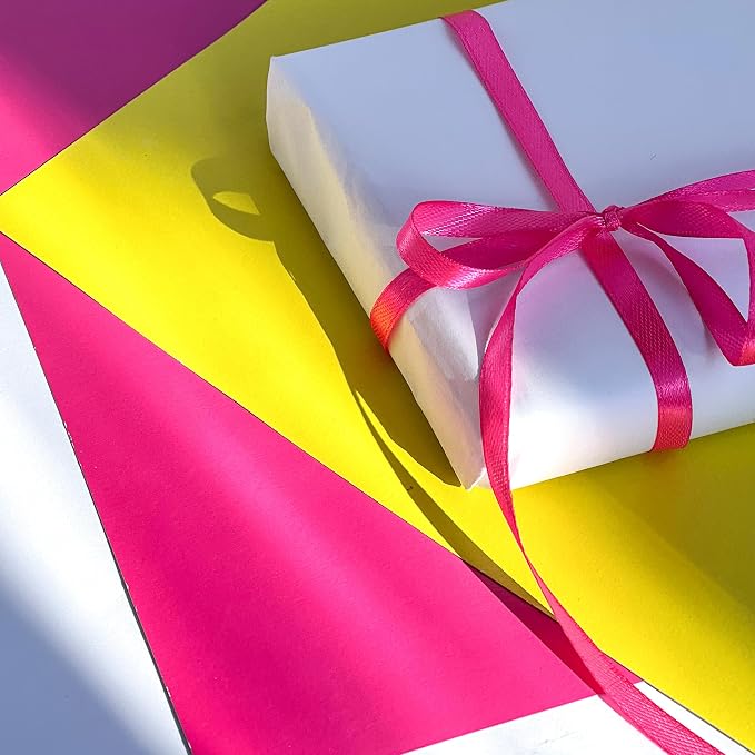 Hot Pink Ribbon 1/4 Inches 36 Yards Satin Roll Perfect - Image 2
