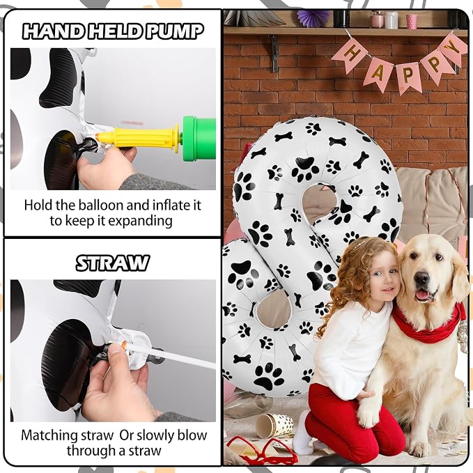 40 Inch Dog Foil Birthday Balloons - Image 4