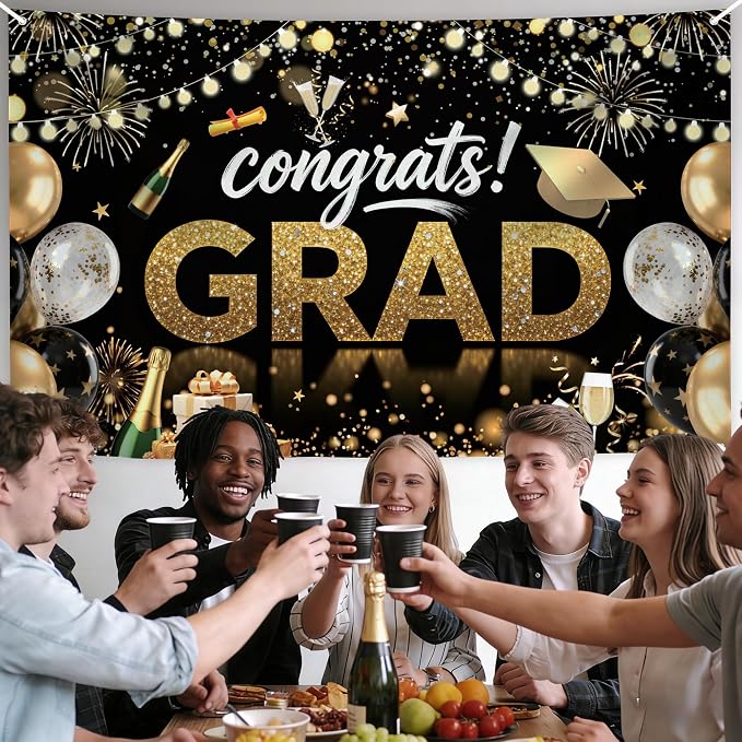 Class of 2026 Graduation Banner graduation photo Backdrop - Image 8