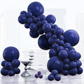 PartyWoo Navy Blue Balloons 140pcs Dark Blue Color 18 12 10 5 Inch | 18 12 10 5 by PartyWoo
