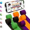 8 Halloween Streamers, 656ft Pack of Crepe Paper Party Decorations | Each roll by CaptainD%C3%A9cor
