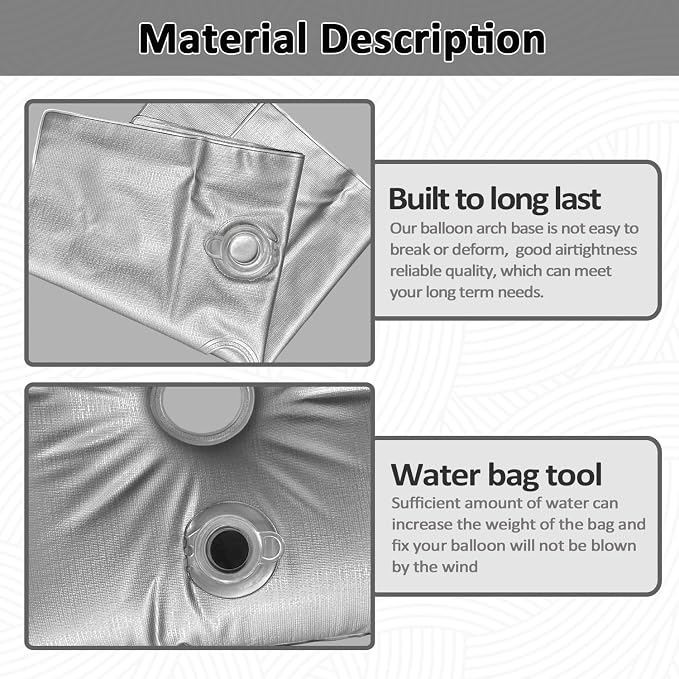 Decojoy Balloon Weights Pack of 2, Water Weight Bags - Image 4