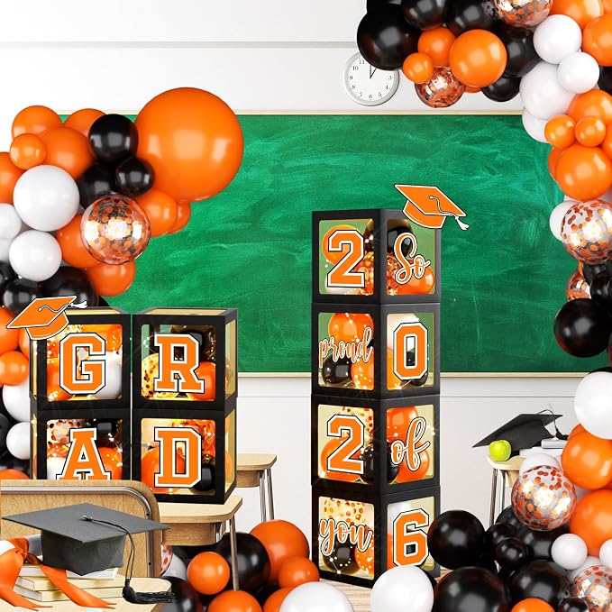 2026 Graduation Party Decorations Class of 2026 Balloon Boxes - Image 6