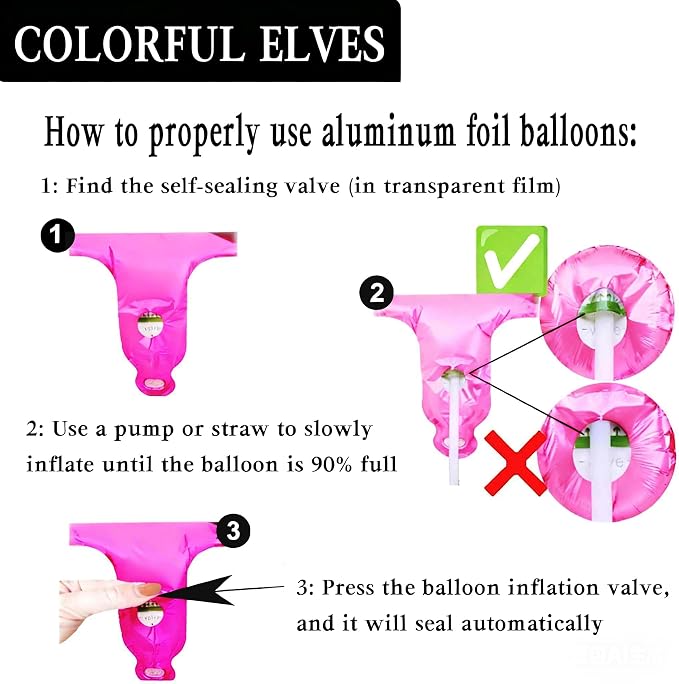 Pink Number 6 Balloons 40 Inch Giant Number Hot Pink 6 Foil Mylar Balloons - Image 3