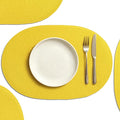 AHHFSMEI Placemats Set of 6 for Dining Table Washable Woven Non-Slip 18x12 by AHHFSMEI