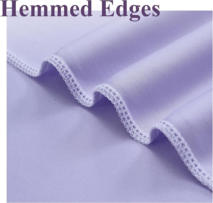 20ft x 10ft Wrinkle Free Lavender Backdrop Curtains - Image 4