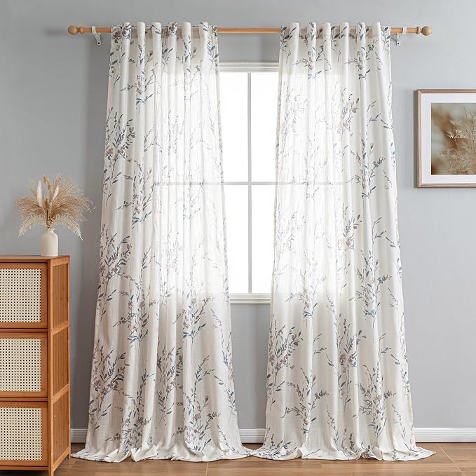 MYSKY HOME Extra Long Curtains 2 Panel Sets - Image 2