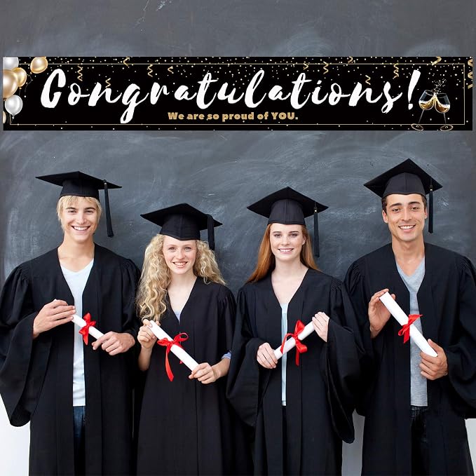 Large Congratulations Decoration Banner, Birthday Engagement Wedding Retirement - Image 7