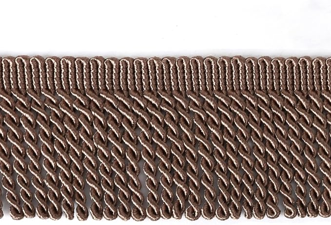 BEL AVENIR Bullion Fringe Trim Curtain Fringes 5 Yard x 2.5 Inches Sewing | by BELAVENIR