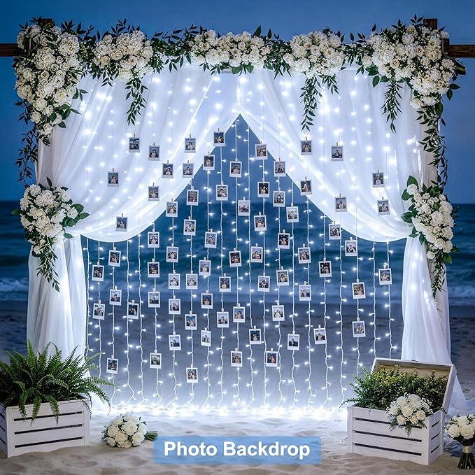 JMEXSUSS 300 LED Curtain Lights, Indoor String Lights - Image 5
