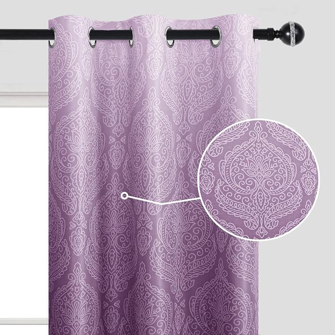 DWCN 100% Blackout Curtains for Bedroom 63 Inch Long - Image 4