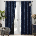 Deconovo 100% Blackout Living Room Curtains 63 Inches Long, Thermal Insulated by Unknown