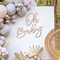 Oh Baby Sign for Baby Shower Backdrop by MASTRON