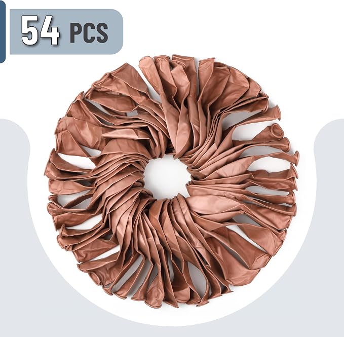 Mr. Pen- Metallic Balloons, 12 Inch, 54 Pack | Latex Metallic Rose Gold - Image 2