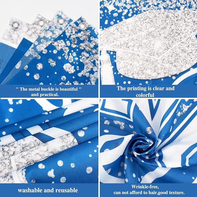 Large Congrats Grad Banner Light Blue Class of 2026 Banner | Backdrop 2026 Yard - Image 7