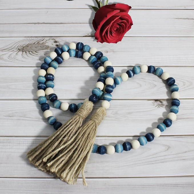 CVHOMEDECO. Wood Beads Garland - Image 2