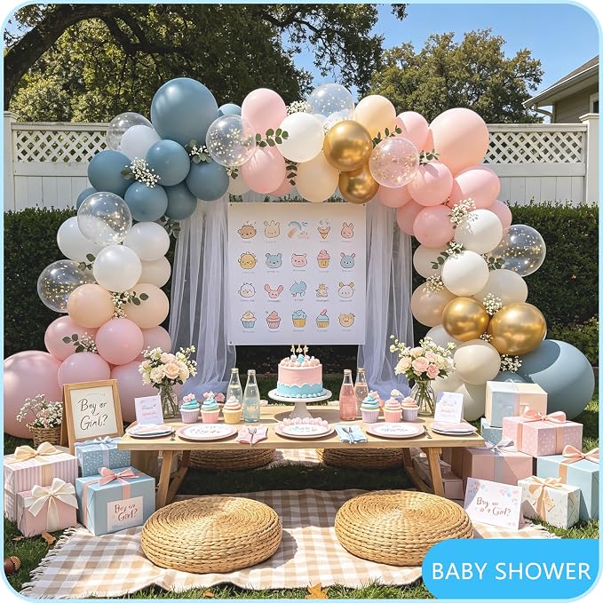 Balloon Arch Kit Stand for Birthday Decoration 8.2FT & 6FT | Black Adjustable - Image 6