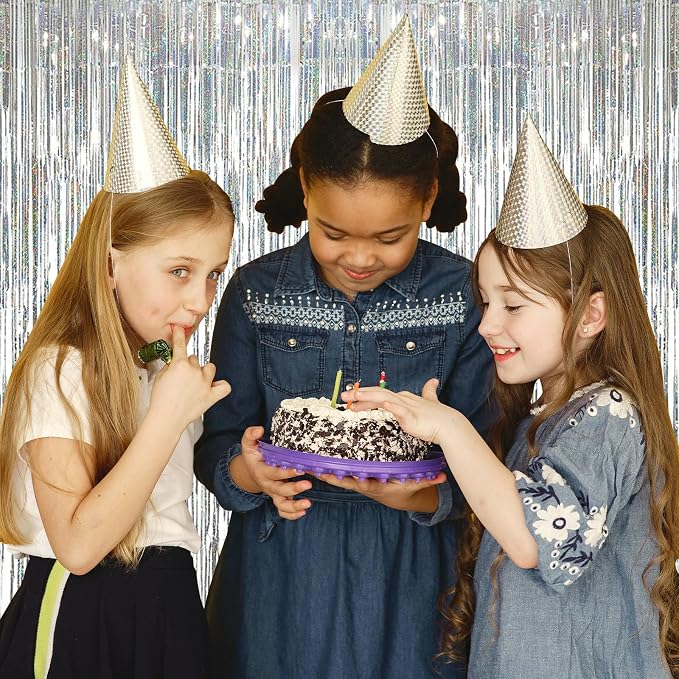 20 Pack Silver Foil Curtains - Image 5