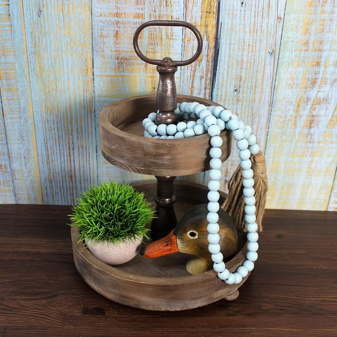 CVHOMEDECO. Wood Beads Garland - Image 3