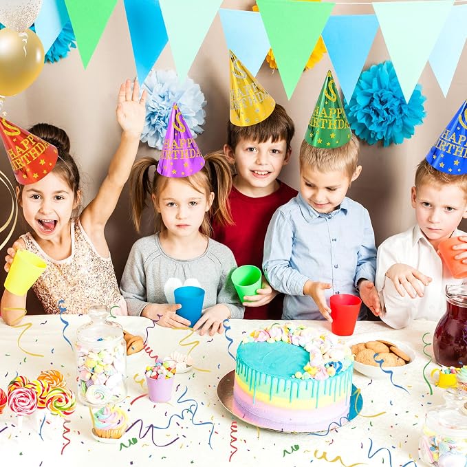 CANREVEL 12 PCS Party Hats for Adults and Kids, Party Headwear | Birthday - Image 3