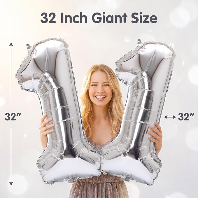 Number 11 Balloon Foil Mylar Balloons - Image 4