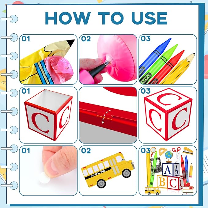 Pedel Giant Back to School Decorations - Image 7