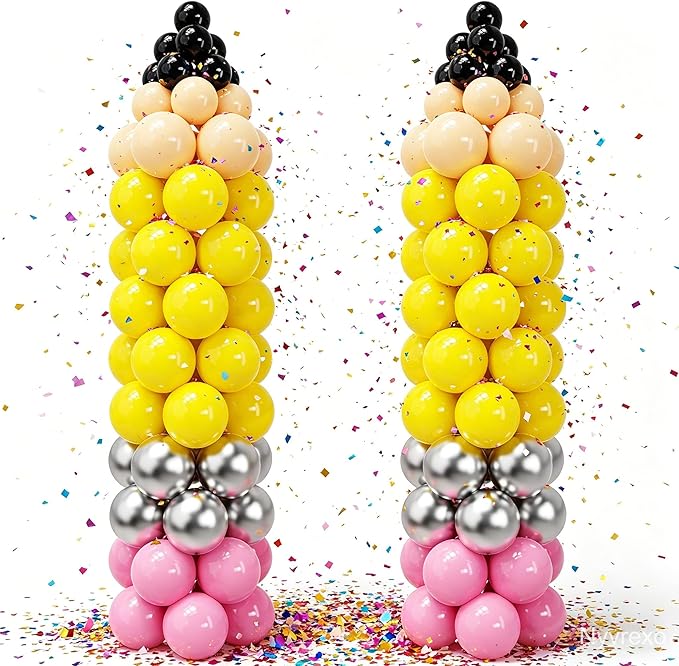163Pcs Back to School Pencil Balloons | 12Inch Pencil Colorful Balloon DIY Arch by Nyvrexo