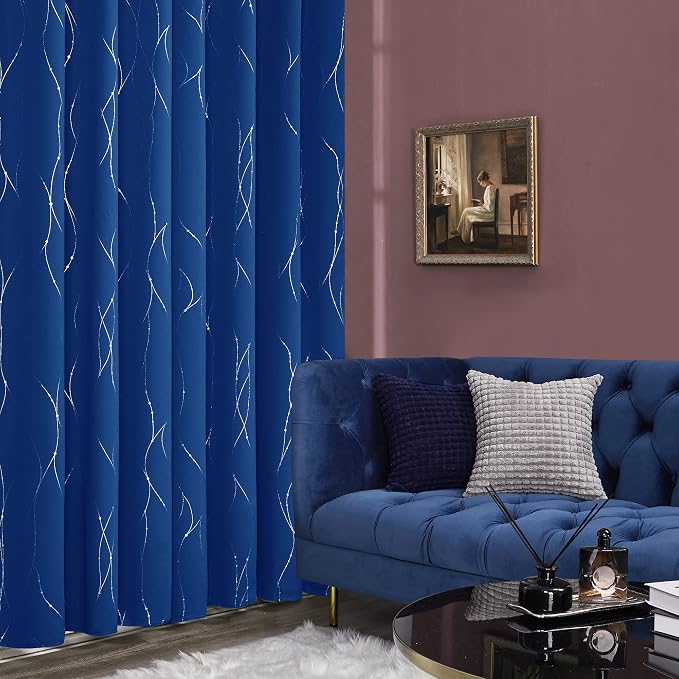 Deconovo Living Room Curtains 84 Inches Long, Thermal Insulated, Room Darkening - Image 4